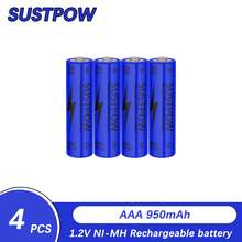 SUSTPOW AA/AAA NI-MH NiMH Rechargeable Battery For Toys/Remote Control/Camera/Shaver Cycle Durability Multi-Section Combination Pack Essential For Home Office - AAA - View 9