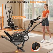 FLYBIRD Elliptical Exercise Machine, 3-In-1 (Elliptical + Cardio Climber + Stair Stepper) Elliptical Machine For Home With 45°Incline, 15.5 In Stride, 16-Levals Resistance, Quiet Magnetic System - 預設 - 查看 8