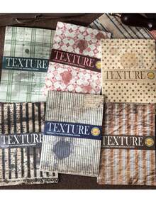 30 tờ/gói Giấy chất liệu vân cổ điển Giấy scrapbooking dùng cho sổ nhật ký, giấy thủ công trang trí cho sổ lưu niệm 10 mẫu thiết kế - Nhiều màu - Xem 11