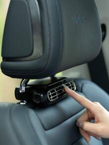 ViSSKO Ventilador de resfriamento turbo de 3 velocidades para assento de carro - 3000mAh, adequado para cabelos, fácil instalação.