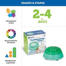 Learning Resources Temporizador de cepillado de dientes de 2 minutos, temporizador de baño para niños, temporizador para niños, 1 pieza, edad 3+ - 1 - Ver 4