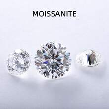 Cushion Cut 81 Facets Moissanite Loose Stone, Round D Color Loose Rhinestone 0.5ct-3.0ct - White - View 5