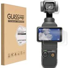 4pcs Osmo Pocket Lens & Screen Protector Set, [2pcs Lens + 2pcs Screen], Tempered Glass Material, 9H Hardness, Scratch-Resistant & Bubble-Free - 2-piece Lens Protector + 2-piece Screen Protector - View 7