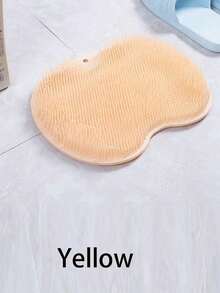 1pc Back Scrubber, Silicone Bath Brush, Wall-Mounted Shower Scrubber, Massage Bath Sponge, Foot Scrubber Mat - Multicolor - View 15