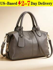 Women's Boston Bag, Handbag And Crossbody Bag, Large Capacity Commuter Bag,Shoulder Crossbody Bag,Spacious Work Tote, Large Satchel Tote Bag Ladies Shoulder Bag,Lightweight Material Design,Adjustable Strap,Essential For Travel, Work And School[US Local Warehouse]The Best Gift Choice, Birthday Gift, Valentine's Day - Nhiều màu - Xem 15