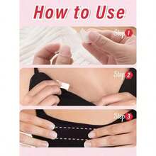 36 Pieces Of Sun Protection Stickers, Fashionable Women's Tape, Anti-Slip Tape, Dress Cuff Fixing Tape, Double-Sided Wardrobe Tape, Invisible Clothing Tape - Double-Sided Adhesive Fabric Tape, Skin-Friendly And Low-Sensitivity Material, Strong Adhesion Suitable For Low-Cut Outfits/Dresses/Shirts, Waterproof And Sweat-Proof - Multicolor - View 5