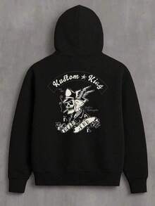 Men Outdoor Hoodies & Sweatshirts - Black - View 7