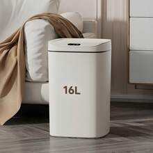 LOVEWE 1PC 12L Smart Motion Sensor Trash Can - Touchless Auto Open/Close Odor-Proof Quiet Bin For Kitchen/Bathroom/Office (Battery Not Included) - 12 lít/3,2 gallon - Xem 3