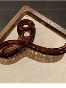 1 件新款奢华高端发夹，大号后脑勺时尚发爪发饰 - 彩色 - 查看 2