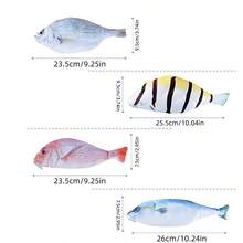 Étui à crayons de poisson réaliste et créatif, boîte à crayons personnalisée unique pour étudiants, sac de rangement pour articles de papeterie unisexe, accessoire de voyage essentiel - Multicolore - Voir 2