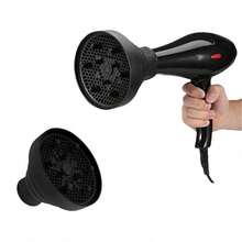 1pc Foldable Silicone Hair Diffuser, Travel Collapsible Curling Diffuser Attachment, Suitable For Curly Hair Women, Salon Or Home Use, Fits Most Blow Dryers With 2.36 Inch Nozzle Diameter - Multicolor - View 12