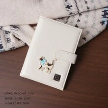 Cute Line Drawing Dog Passport Holder, Travel Ticket Card Wallet Organizer, Necessary Travel Accessory Passport Cover Passport Case For Travel Lightweight Waterproof Travel Accessories Cruise Essentials Vacation Essentials For Men Women - Multicolor - View 8