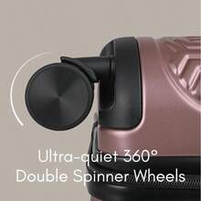 JLY 3-Piece Luggage Set Hard Shell Suitcases ABS+PC, Spinner Wheels, TSA Lock, Lightweight Travel Set - 玫瑰金色 - 查看 7