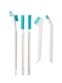 5支装婴儿奶瓶清洁刷，婴幼儿家用奶粉瓶小刷，婴儿奶瓶和水杯清洁刷，便携式婴儿奶瓶清洗刷 - 5pcs - 查看 9