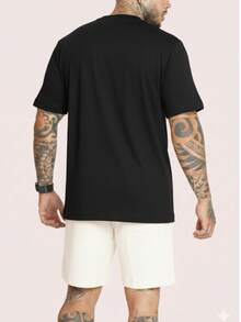 Kit Set: T-Shirt, Shorts, Cotton Fleece, Stylish, Gringa, Blogger, Carnival, Classes - Sh Off + Black Cam - View 2