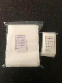 100pcs Disposable Non-Woven Fabric Bag Back To School - White - View 15