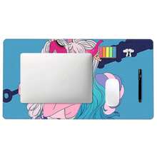 New Mouse Pad Pink Pig Extended Gaming Mousepad Kawaii Cartoon Desktop Mat With Stitched Non-Slip Rubber Base Cute Keyboard Pad (1).Jpg - 彩色 - 查看 5