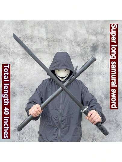 1pc 100cm/39.37in Wooden Samurai Sword - Realistic Toy, Anime-Inspired. With Sheath, Fits Tang Hengdao, Jian, Miao Dao. Practice Drawing Prop. Wooden Katana, Cosplay Sword, 2025 Must-Have For Fans! Birthday Gift - Christmas Gift - Halloween Gift - Perfect Gift - Stationery