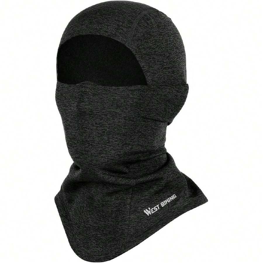Balaclava Winter Ski Mask, Unisex Windproof And Thermal Mask, Cold Weather Thermal Sports Balaclava,40273170 - 黑色 - 查看 1