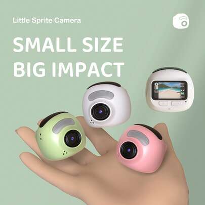 yesido Yeni CCD Kamera Retro Mini Küçük Dijital Kamera Kampüs Kamerası Fotoğraf ve Video Kaydı HD Piksel, Özçekim, Fotoğraf ve Video Kaydı Desteği, Aile, Öğretmenler ve Değer Verecek Herkes İçin Mükemmel Bir Hediye