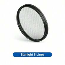 Universal Adjustable 52mm Phone Camera Lens Clip CPL Starlight 8 Lines Filter For All Smartphones Cell Phone Mobile Camera Lens Filter - 52mm Mobile Phone Filter - View 9