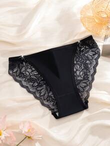 Bộ 4 chiếc quần lót nữ không đường may, họa tiết hoa, da báo, màu trơn, có đai eo, kiểu dáng gợi cảm, co giãn, thoáng khí, mềm mại, thân thiện với da. - Nhiều màu - Xem 8