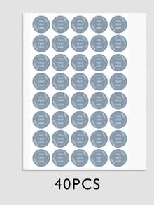 Custom Round Stickers, Vinyl Stickers Wedding, Personalized Thank You Stickers Business, Sage Party Favor Labels, Custom Circle Stickers - Type C - View 19