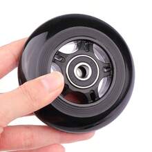 Gladder Luggage Suitcase Wheels Silent PU Caster Wheels/ABEC7 608 - 2RS Bearings 6mm Axles Washer Universal Repair Kit 80x24mm - 80x24mm - View 5