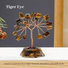 1 Cây đá tự nhiên 7 luân xa chữa lành, làm từ nhựa, mini, trang trí nhà cửa, văn phòng, phòng khách theo phong thủy mang lại may mắn. - Cây nhựa epoxy - Xem 20