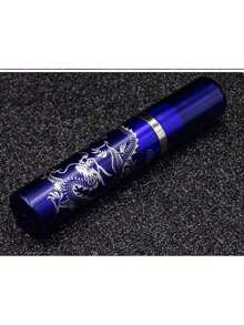 Two-Tone Pattern Plastic Tube Holder Box Portable Storage Box Toothpick Holder - 青花紋收納盒 - 查看 7