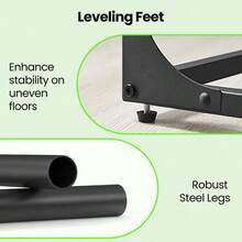 Set Of 2 C-Shaped Sofa Tables, End Tables With Metal Frame, Side Tables For Living Room, Bedroom, Rustic Brown - Brown - View 5