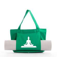 1个瑜伽普拉提垫包帆布手提袋户外运动器材旅行瑜伽垫单肩包 - 彩色 - 查看 16