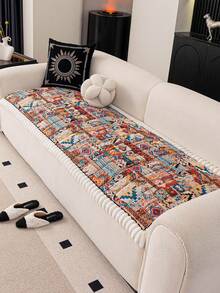 1 chiếc vỏ đệm sofa phong cách Bohemian dày dặn, chống trượt, thích hợp cho phòng khách, phòng ngủ, ngoài trời, chống bám bẩn do thú cưng, dùng được cả 4 mùa, phù hợp với sofa chữ L, sofa đơn, sofa 1/2/3/4 chỗ ngồi. Trang trí mới cho ngôi nhà mùa xuân và mùa hè. - Nhiều màu - Xem 5