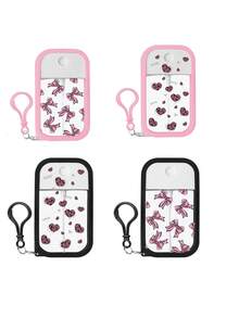 1pc 50ml Essential Oil Dispensing Bottle Perfume Spray Bottle Alcohol Dispensing Bottle Small Spray Bottle Fine Mist Travel Portable Empty Bottle Atomizing Makeup Remover Water Special Portable With Hook For Hanging On Bag - Multicolor - View 3