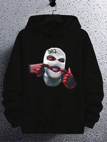Men Outdoor Hoodies & Sweatshirts - Black - View 7