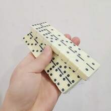 28张双六多米诺骨牌，PVC盒装，象牙色（非标准尺寸，请在购买前确认尺寸） - 彩色 - 查看 2