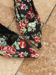 Women's Fashion Sexy High Heel Sandals, Open Toe Stilettos, Suitable For All Seasons. New Arrivals Spring/Summer, Strap Buckle Backless Pointed Toe Thin High Heel Sandals For Vacation, Party, Commuting - Black - View 7