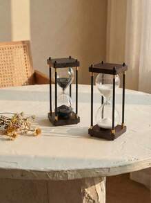 Cirelle 1 bộ hẹn giờ gỗ cổ điển 30 phút, bộ hẹn giờ cát vuông cổ điển, quà tặng sinh nhật cho mùa tốt nghiệp - Nhiều màu - Xem 1
