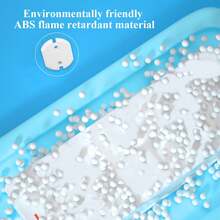 10个装婴儿安全电源插座盖，儿童安全电源插座保护罩，法式插头盖，白色电源插座安全盖，婴儿护理安全防护罩，儿童安全旋转安全盖 - 白色 - 查看 9