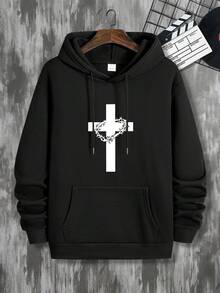 Sudaderas para hombres - Negro - Ver 2