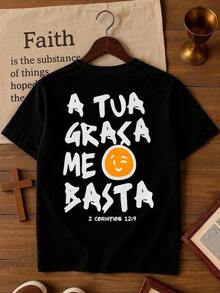 Personalized Unisex Children's And Youth T-Shirt - Gospel Church Theme - "Your Grace Is Enough For Me" - Front And Back - màu đen - Xem 4