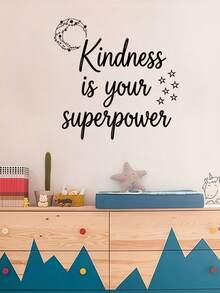 1张“善良是你的超能力”窗贴 - 励志玻璃窗贴 | 适用于客厅、办公室，也是馈赠佳品。用这些“善良是你的超能力”窗贴点亮您的空间！这些励志窗贴非常适合客厅、办公室或玄关。送给朋友、同事或任何喜欢在日常生活中看到积极信息的人的绝佳礼物。 - 彩色 - 查看 6
