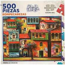 FLINK Rompecabezas Casas Pintura - ‎multicolor - Ver 2