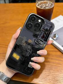 这款时尚都市夜景图案全屏印花手机壳，采用高品质简约防摔、防尘、防水保护设计，兼容 13/16/17/15/14/13/12/11/Pro/Pro Max/X/XR/XS/XS Max/7/8/Plus。 - 彩色 - 查看 1