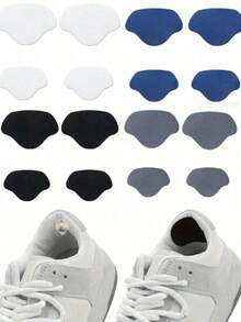 4片/套 自粘运动鞋修补贴片，鞋内里后跟保护贴，网布修补套装，适用于鞋面和内里，耐用防刮擦、防撕裂和防磨损修补 - 彩色 - 查看 1