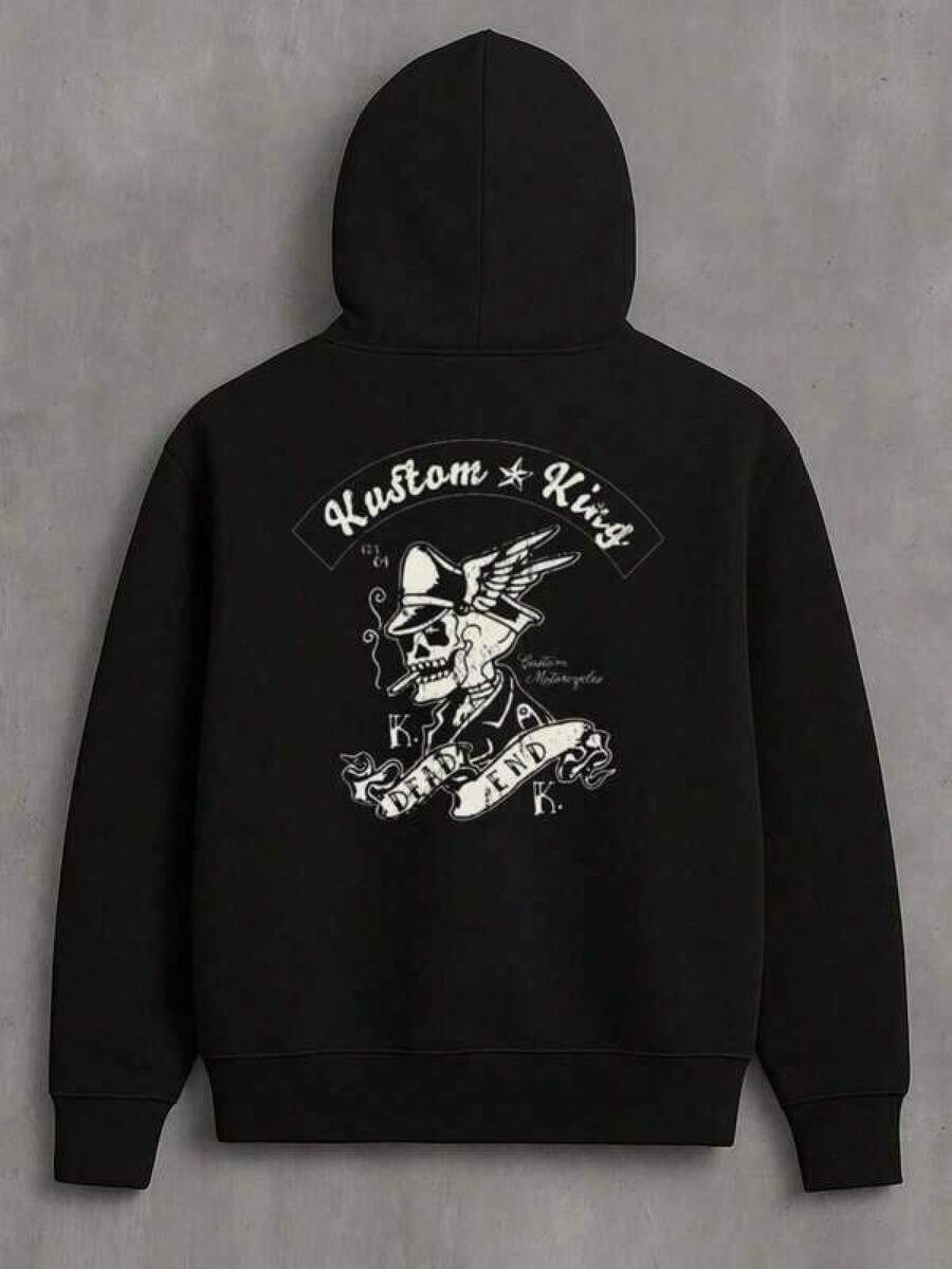 Men Outdoor Hoodies & Sweatshirts - Black - View 1