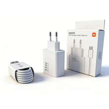 Compatible With Xiaomi Original 33W Fast Charger Set, USB-A To USB-C Interface, Adopts PD Fast Charging Technology, Compatible With Xiaomi/Compatible With Redmi Phones, Also Compatible With IPhone/Compatible With IPad/MacBook - Includes EU Travel Adapter - White - View 4