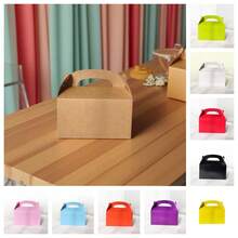 10/24pcs Foldable Gift Boxes, Gift Bags Suitable For Jewelry, Candy, Dessert Packaging