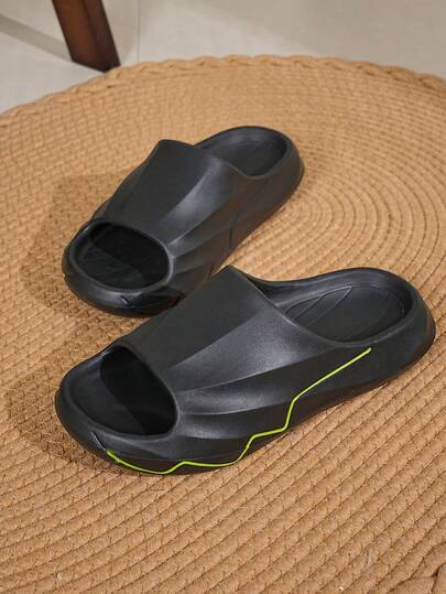 1 Pair Women's Lightweight Slip-On Sports Sandals, Comfortable Slip-On Slippers For Summer