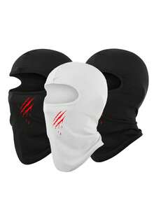 1pc/2pcs Unisex Printed Balaclava Face Mask Neck Warmer, Breathable Outdoor Sports Headwear Suitable For Daily Outing, Hiking, Fishing, Commuting - Multicolor - View 23